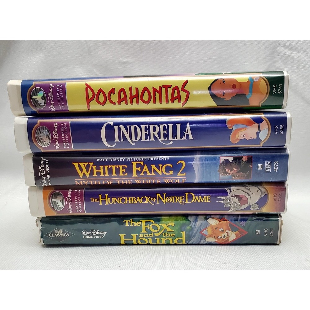 Set Of 5‎ ● Classic Walt Disney ● Children's Movies ● VHS ● GREAT Movies!
